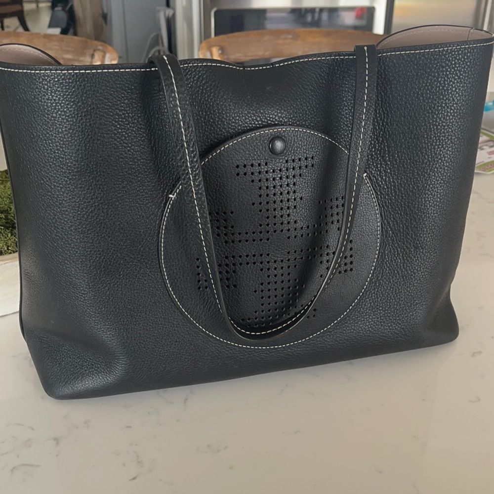 TB Perforated Logo Tote
